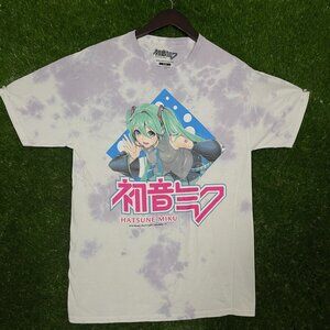 Hatsune Miku Anime Tie-dye T-shirt size Medium